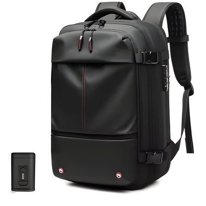 Belro structured rucksack with internal compression system, showcasing durable fabric, adjustable straps, and compact design for activewear.