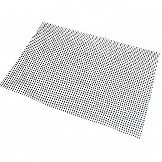 Belro non-stick BBQ grill mesh mat laid out on a grill, ideal for outdoor cooking and grilling accessories.