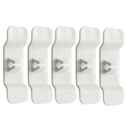 Belro kitchen appliance cord organizer with multiple slots for tidy, safe electronic cord management in the kitchen.