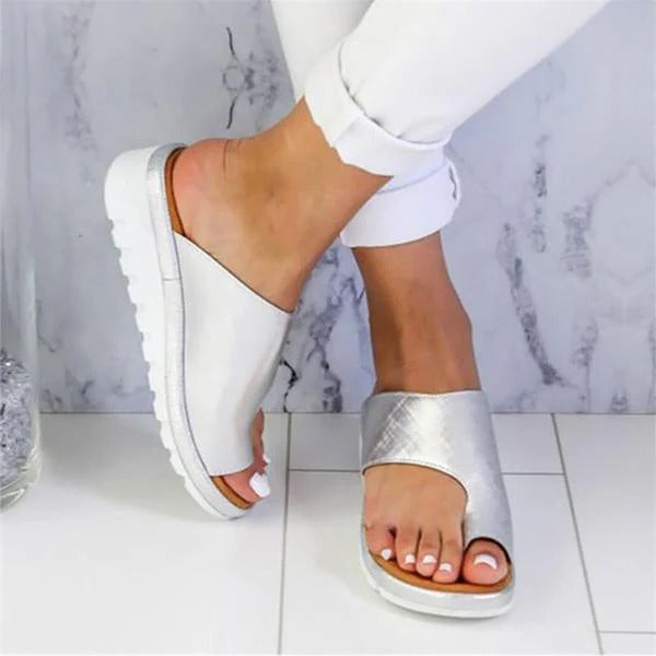 Belro corrective sandals for foot alignment relief, featuring supportive design and comfortable straps for health and comfort.