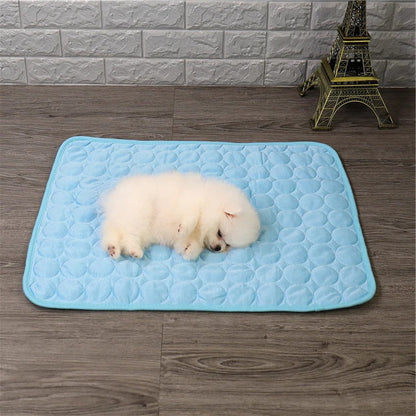 Belro cooling pet pad with soft fabric surface, designed to keep cats and dogs comfortable and cool.
