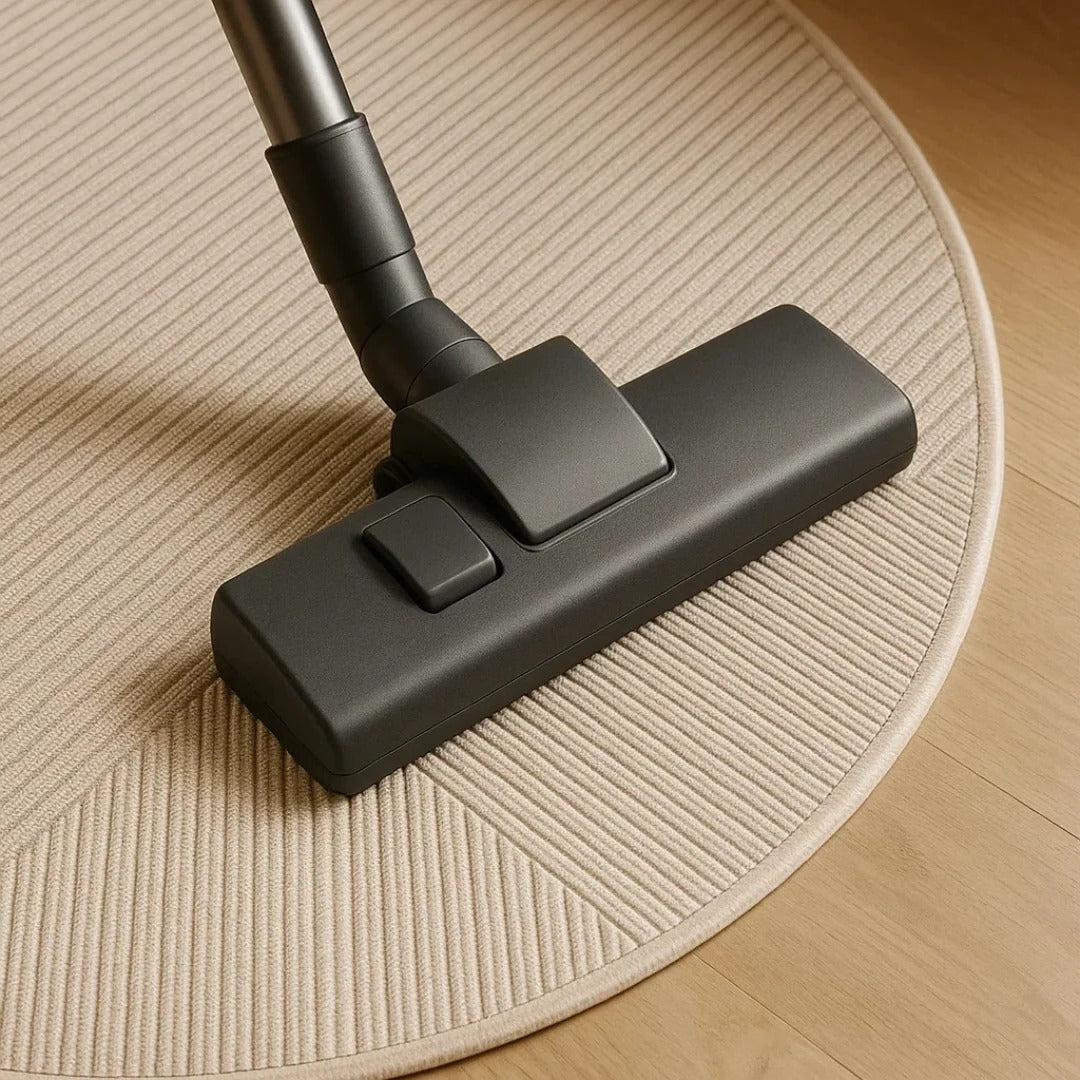Belro office chair mat with clear surface and textured underside, designed for floor protection in home and office settings