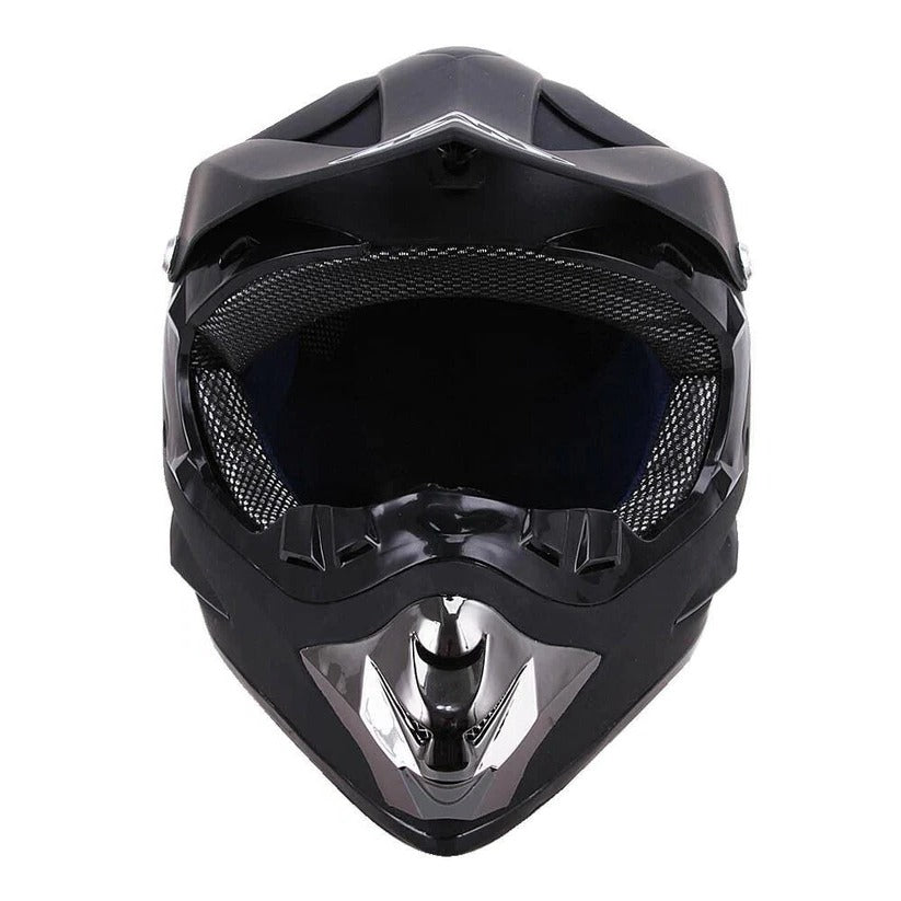 Belro full face snowmobile helmet with integrated goggles, designed for winter motorcycle riding and snowmobile safety.