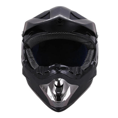 Belro full face snowmobile helmet with integrated goggles, designed for winter motorcycle riding and snowmobile safety.