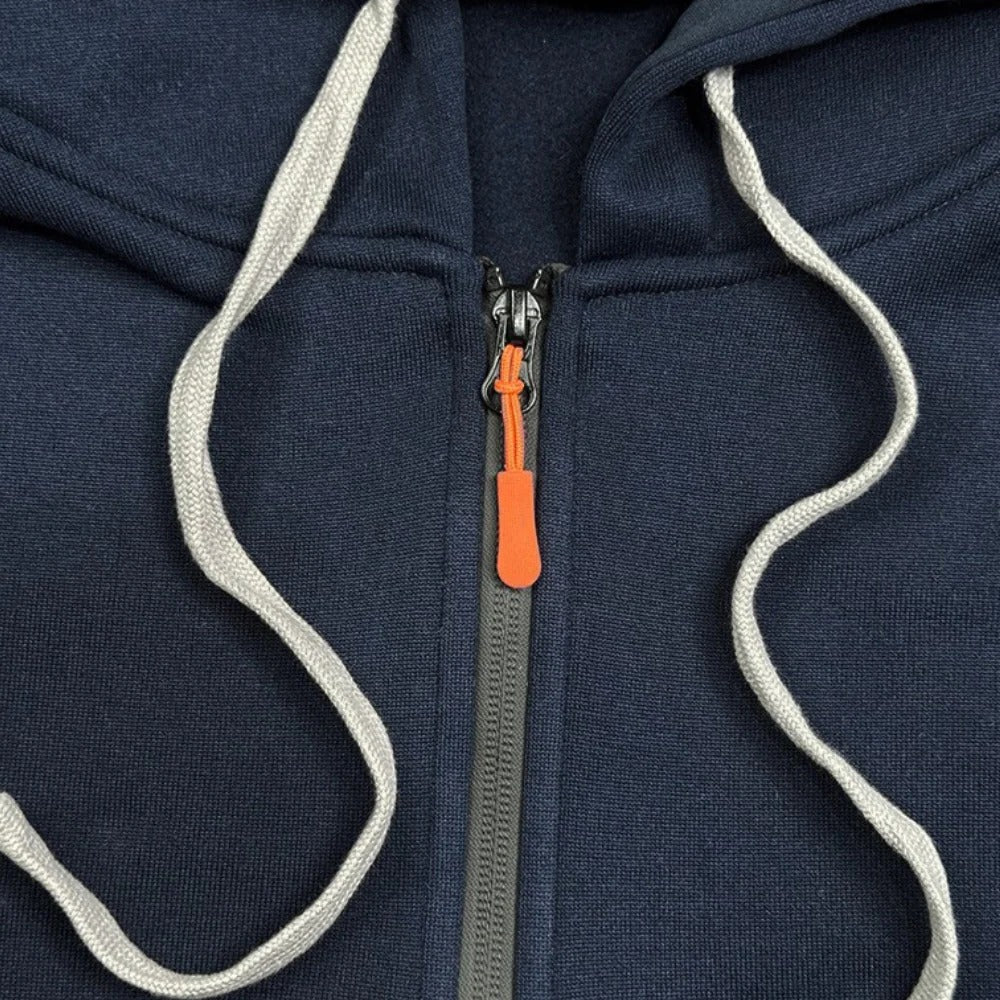 Belro men's hoodie showing a comfortable, stylish fit in soft fabric, perfect for activewear and casual wear.