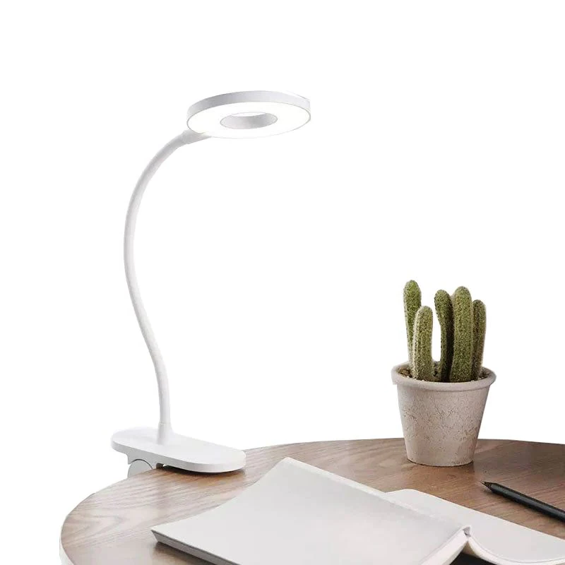 Wireless Belro clip-on desk lamp with adjustable arm and LED light, suited for home or outdoor workspace lighting.