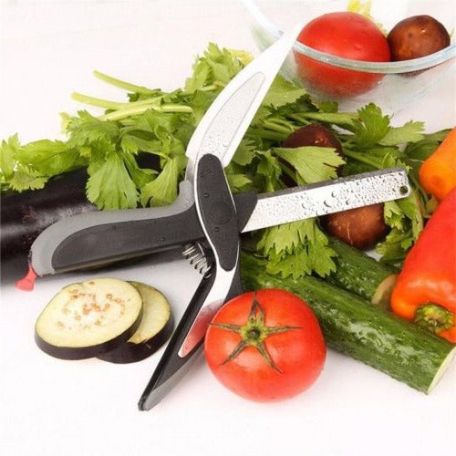 Belro Ultimate 2-in-1 Food Chopper with stainless steel blades and compact design for efficient kitchen food prep.