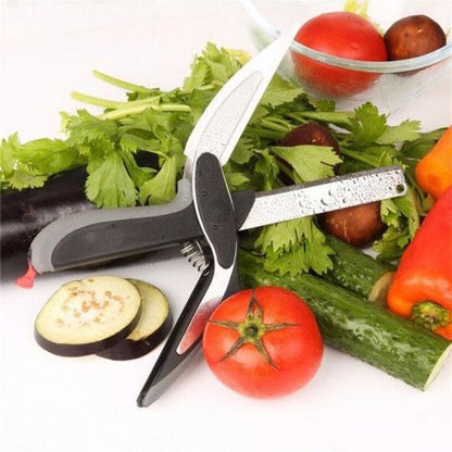Belro Ultimate 2-in-1 Food Chopper with stainless steel blades and compact design for efficient kitchen food prep.