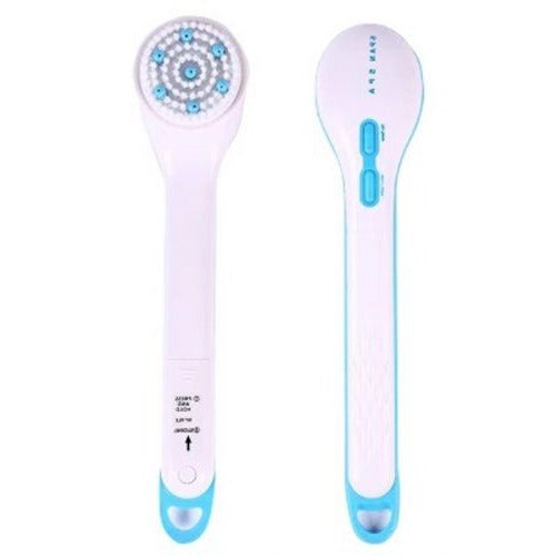 Belro 5-attachment exfoliating body brush with multiple textured heads for gentle skin exfoliation and cleansing.