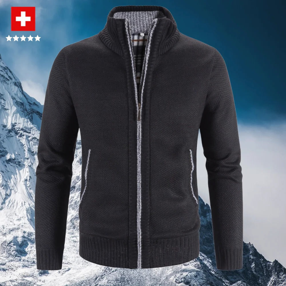 Belro men's stylish winter cardigan, featuring comfortable knit fabric with a cozy fit and elegant design.