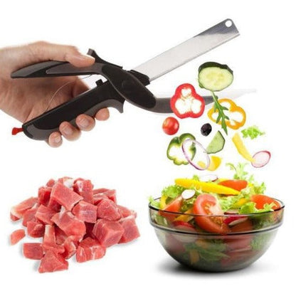 Belro Ultimate 2-in-1 Food Chopper with stainless steel blades and compact design for efficient kitchen prep.