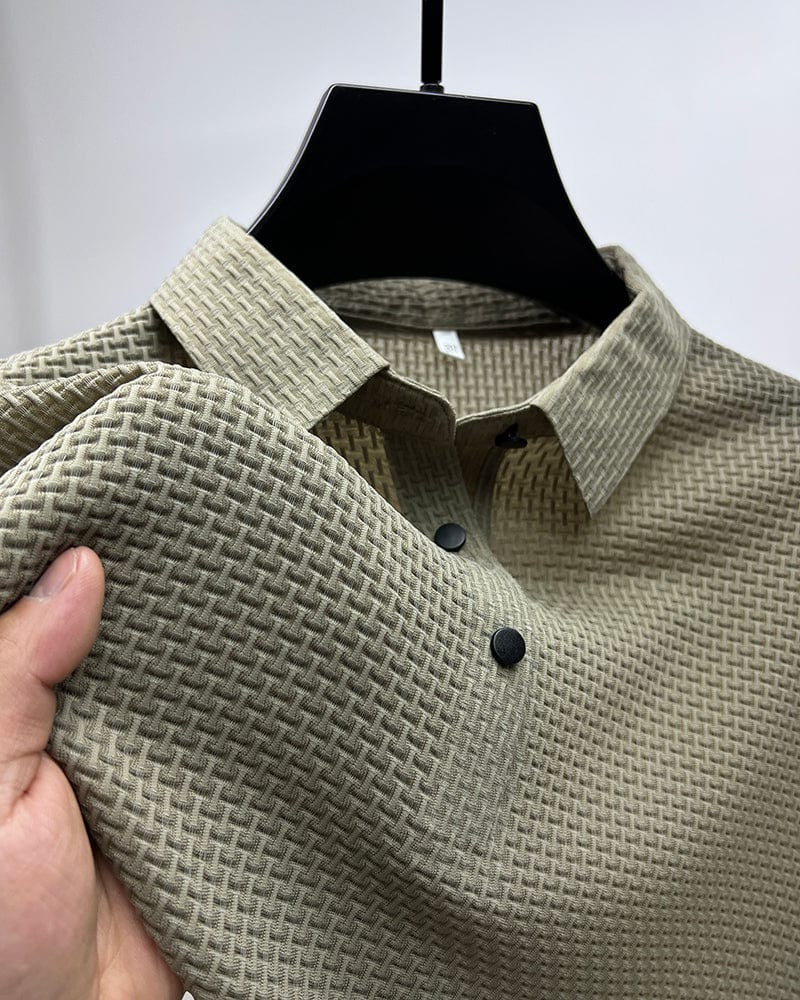 Men's mesh polo shirt by Belro, showing a casual men's clothing item with breathable mesh fabric and a classic polo collar.