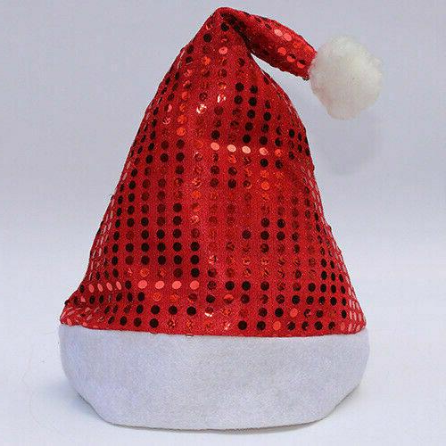Belro Merry Christmas LED Light Santa Claus hat for men, festive holiday clothing with illuminated Santa design.