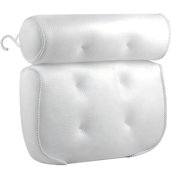 Belro relaxing bath cushion headrest and back pillow for bathtub, soft and supportive for comfortable bathing experience.