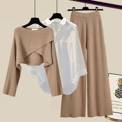 Belro 3-piece comfortable chic dress set featuring stylish, casual clothing for a relaxed and fashionable look.