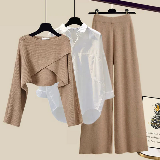 Belro 3-piece comfortable chic dress set featuring stylish, casual clothing for a relaxed and fashionable look.