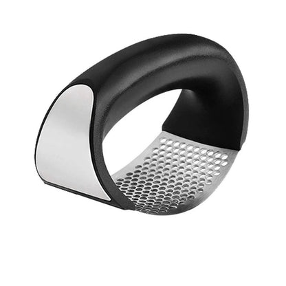 Belro garlic press rocker set for kitchen and dining, stainless steel design with ergonomic handles for easy garlic crushing.