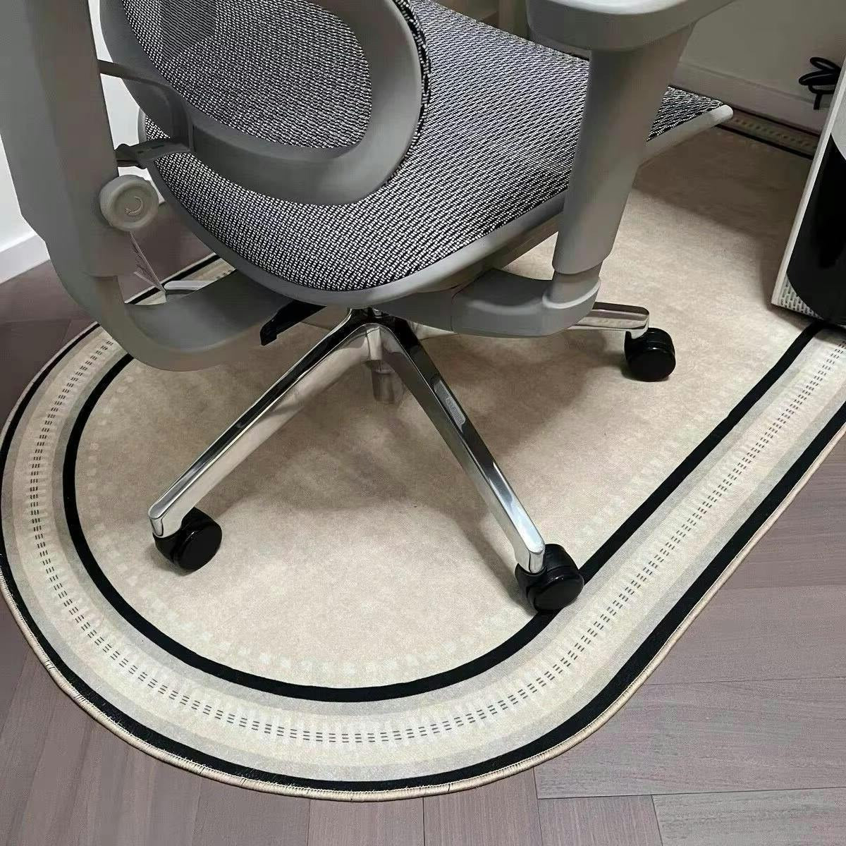 Belro office chair mat with floor protection, transparent design for smooth movement and floor safeguarding.