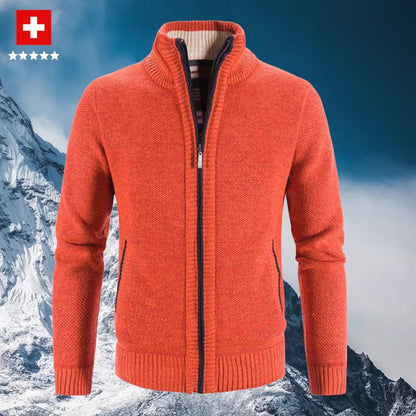 Belro men's stylish winter cardigan, showcasing comfort and elegance with a cozy knit design and button details.