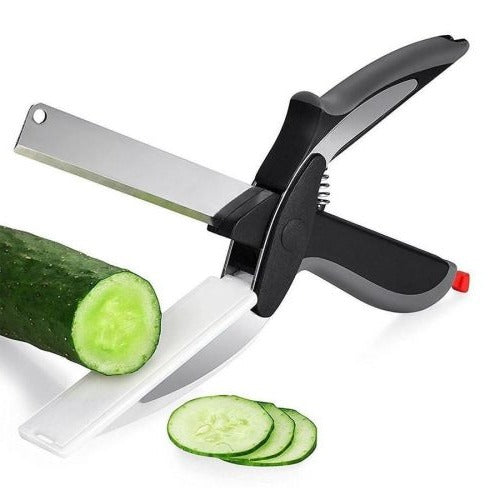 Belro Ultimate 2-in-1 Food Chopper with stainless steel blades and compact design for easy kitchen food prep.