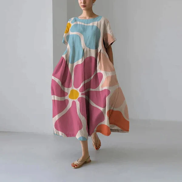 Elegant floral print dress from Belro featuring a casual yet sophisticated style perfect for everyday wear.