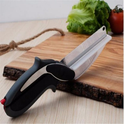 Belro Ultimate 2-in-1 Food Chopper with stainless steel blades and compact design for efficient kitchen food preparation.
