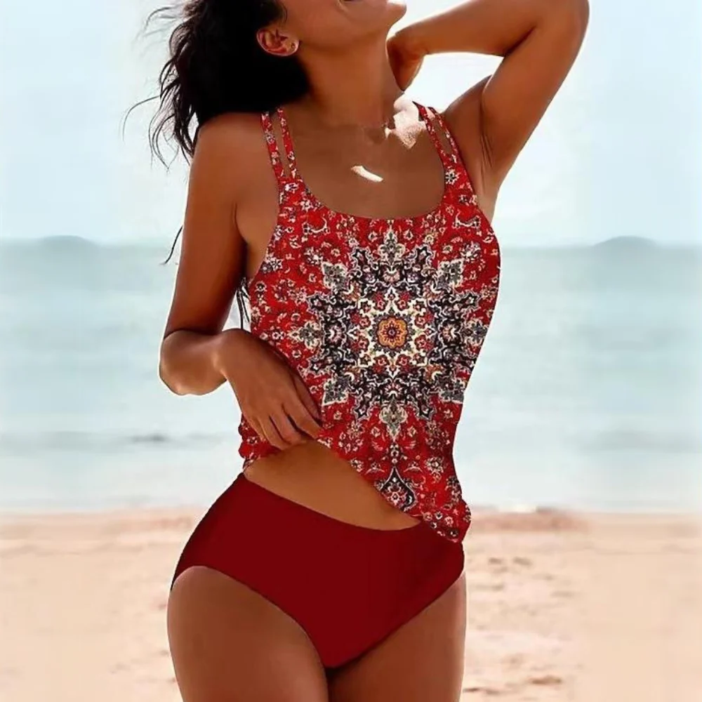 Belro popular swimsuit set featuring a vibrant bikini with supportive top and matching bottom, perfect for beach or pool.