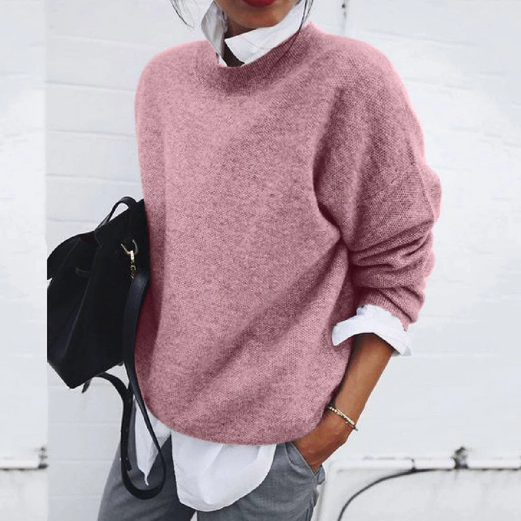 Comfortable Belro sweater featuring a cozy knit design, perfect for casual wear and layering in stylish fashion.