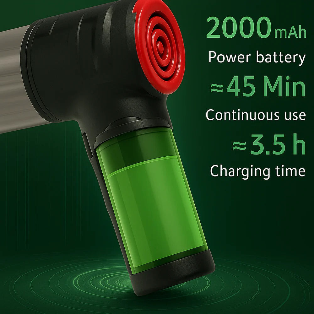 Belro cordless handheld car vacuum cleaner with 95000Pa suction, lightweight design, and ergonomic handle for powerful cleaning.