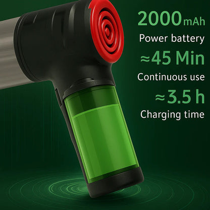 Belro cordless handheld car vacuum cleaner with 95000Pa suction, lightweight design, and ergonomic handle for powerful cleaning.