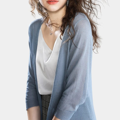 Lightweight women's vest from Belro, stylish and elegant clothing vest with a smooth fabric texture and slim fit silhouette.