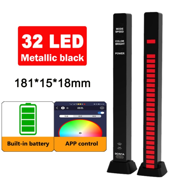 Belro Rhythm LED Light Bar showcasing vibrant multicolor LED lights for electronic lighting setups