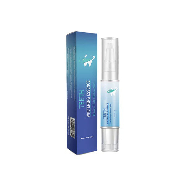 Belro Teeth Whitening Essence Pen for oral care, showing the sleek pen with whitening gel applicator in hand.