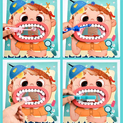 Children’s Dentist Role-Play Kit by Belro, includes toy dental tools and accessories for imaginative pretend dental visits.