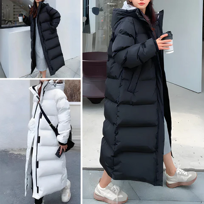 Belro long windproof jacket for fashion-forward outdoor wear, featuring a stylish and protective design in a sleek fabric.