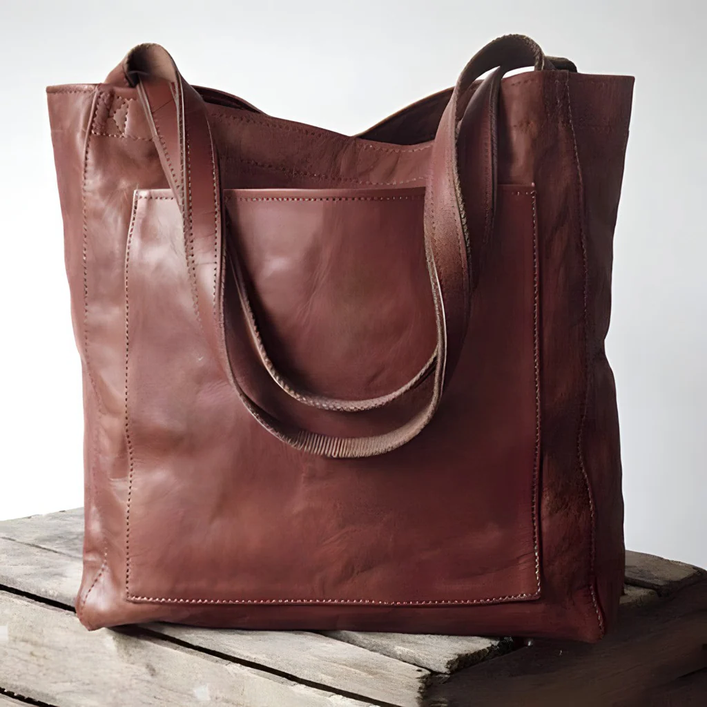 Belro women's leather bag featuring a sleek design, perfect for accessories, wallets, and card holders.