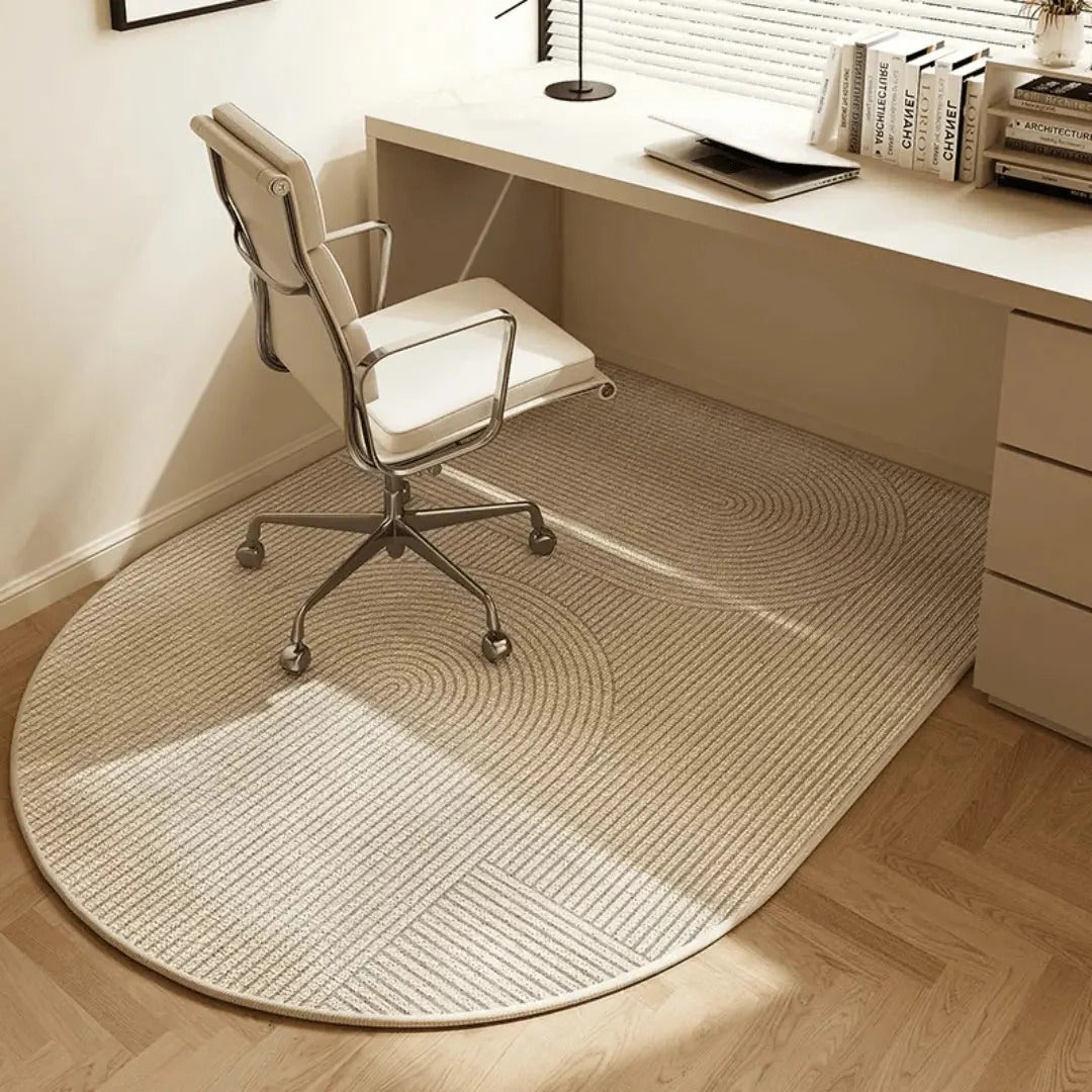 Belro office chair mat with floor protection, clear and durable for home and office use, providing smooth chair movement.
