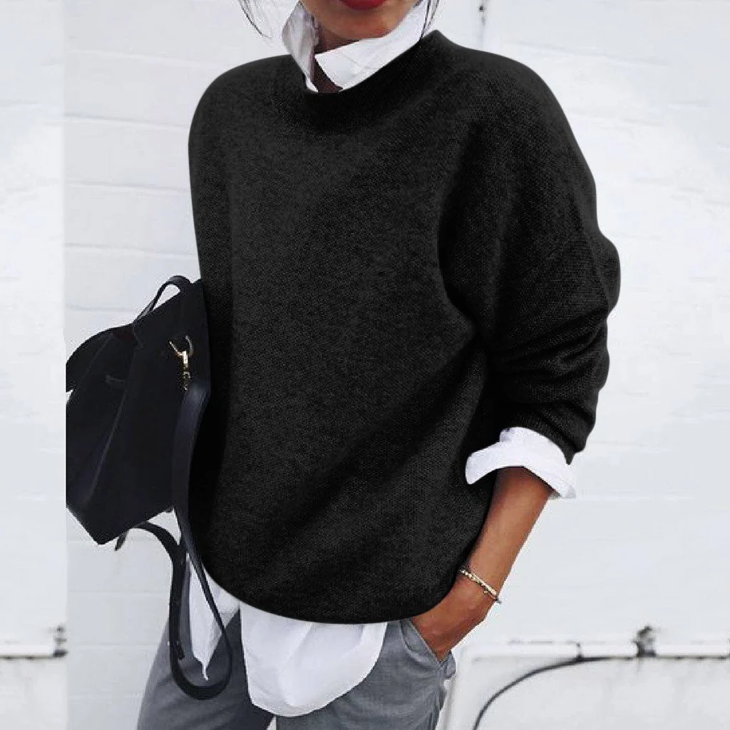 Belro comfortable fashion sweater, soft knit sweater for casual wear, featuring a relaxed fit and stylish design.