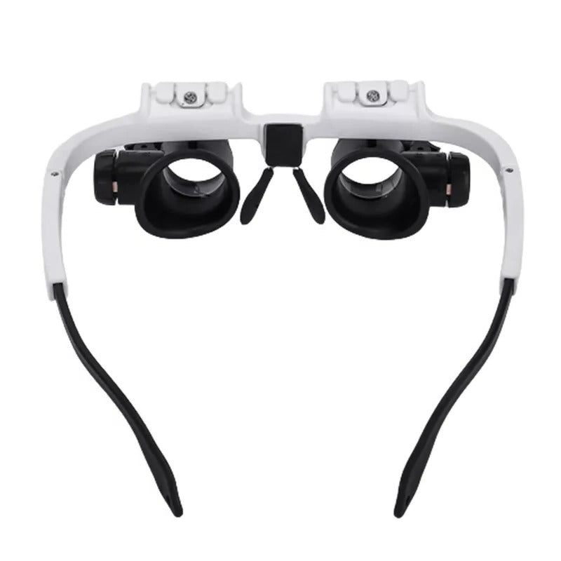 Belro LED magnifying glasses with adjustable 8x, 15x, and 23x lenses for detailed viewing, featuring integrated LED lights.