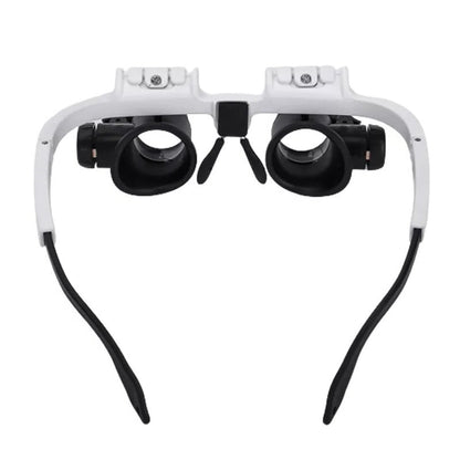 Belro LED magnifying glasses with adjustable 8x, 15x, and 23x lenses for detailed viewing, featuring integrated LED lights.