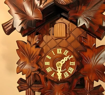 Belro Retro Cuckoo Wall Clock with wooden finish and vintage design, perfect for home decor and adding a classic touch to your space.