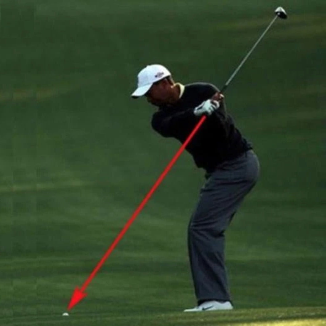 Belro Laser Golf Swing Aid for improving golf swing, shown in outdoor setting with focus on the device and setup.