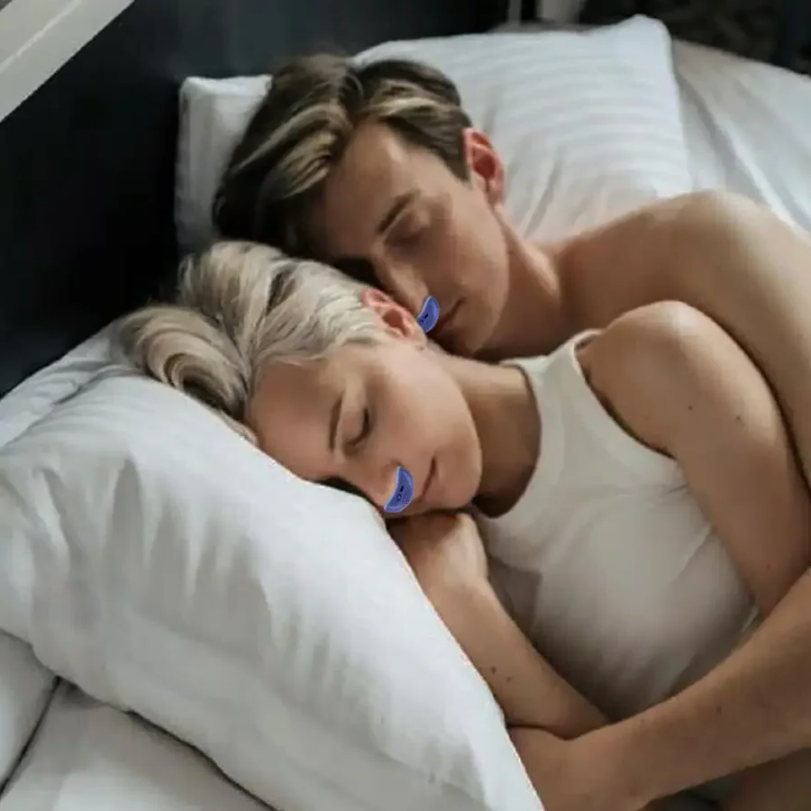 Portable NordisHome Micro CPAP sleep apnea machine for travel and anti-snoring, compact and easy to use.