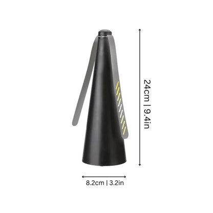 Belro battery-powered fly repelling fan for outdoor use, compact outdoor home and garden pest control device.