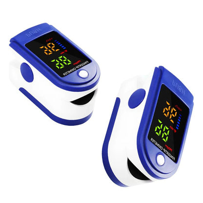 Belro Precise Blood Oxygen Meter displaying digital readings on a compact electronic device.