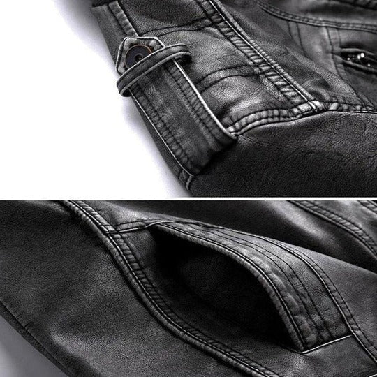 Belro men's motorcycle jacket, automotive gear with protective design and durable fabric, shown on a mannequin.