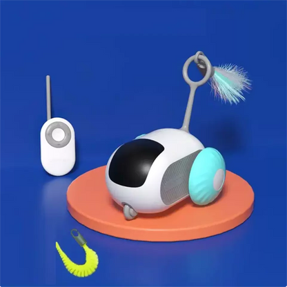 Belro Smart Pet Sports Car Toy, a remote control interactive cat toy with USB charging for engaging feline play and exercise.