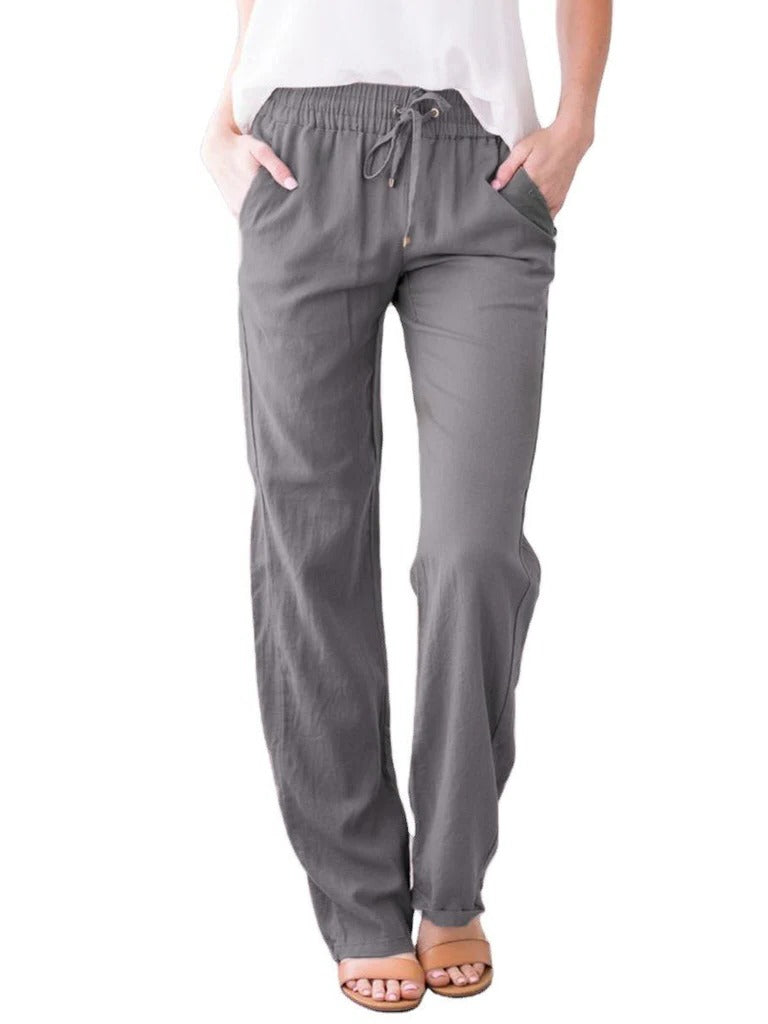 Belro summer trousers showing lightweight fabric, relaxed fit, and stylish design suitable for warm weather casual wear.