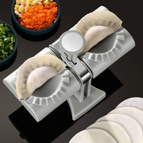 Belro double head automatic dumpling maker mold for easy, efficient dumpling shaping in the kitchen.