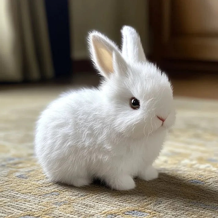 Belro Bunny Toy for cats, soft plush pet toy with bunny design, ideal for cats' play and entertainment.